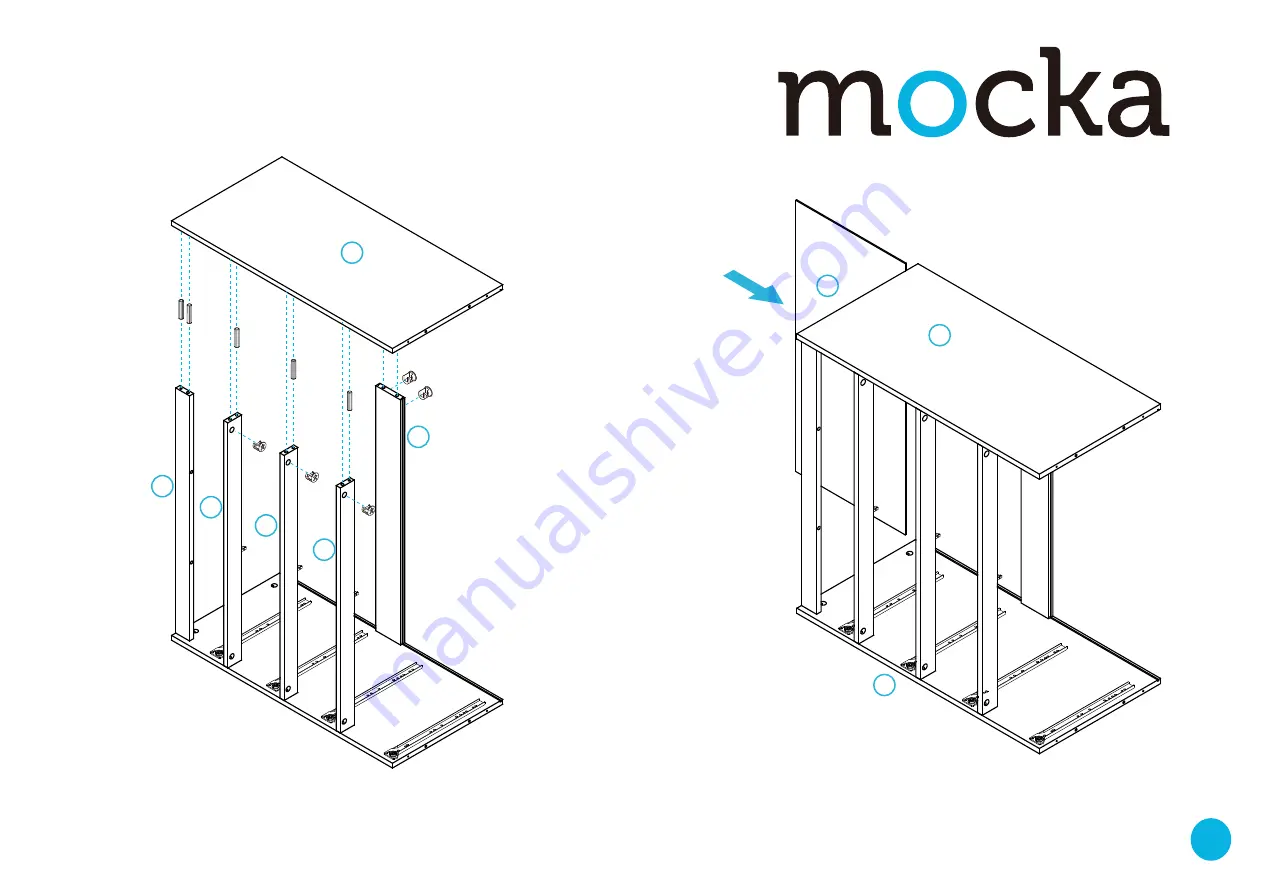 Mocka Zara Four Drawer Assembly Instructions Manual Download Page 4