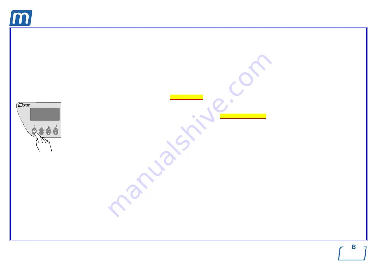 Mocom millennium B Service Manual Download Page 95