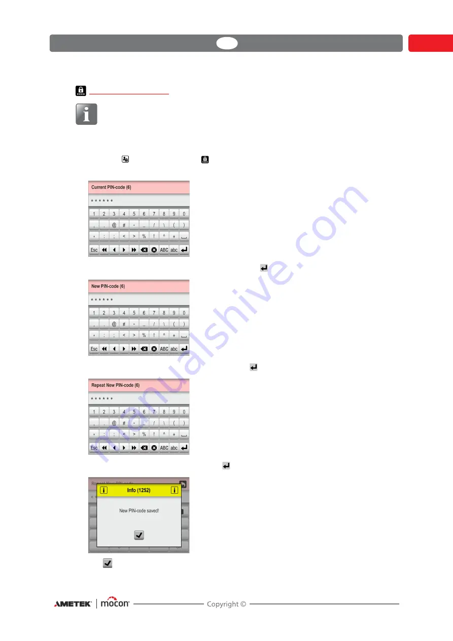 Mocon AMETEK Dansensor Lippke 5000 User Manual Download Page 103