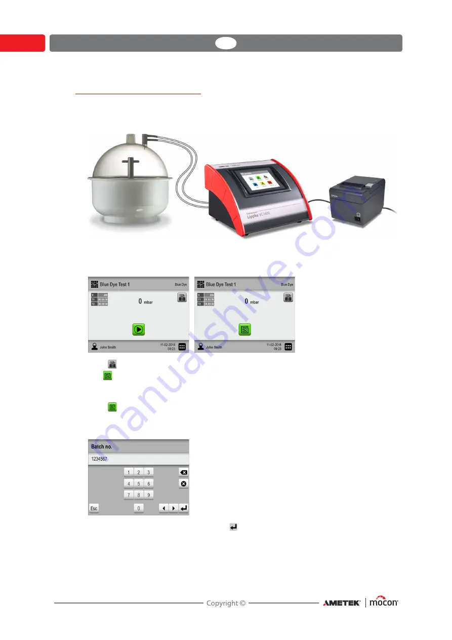 Mocon AMETEK Dansensor Lippke VC1400 User Manual Download Page 46