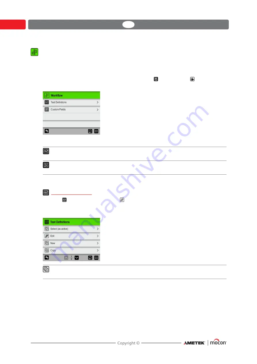 Mocon AMETEK Dansensor Lippke VC1400 User Manual Download Page 58