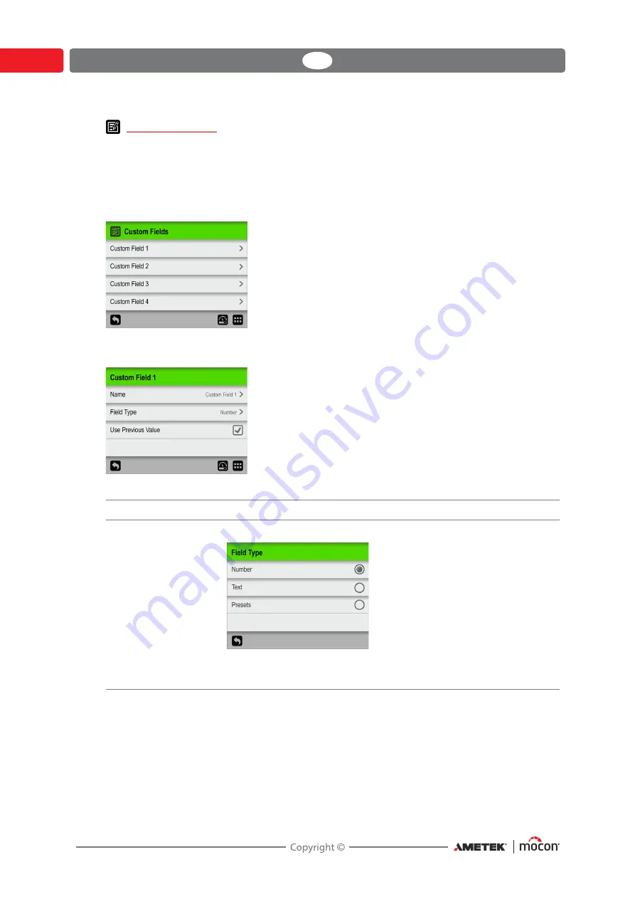 Mocon AMETEK Dansensor Lippke VC1400 User Manual Download Page 64