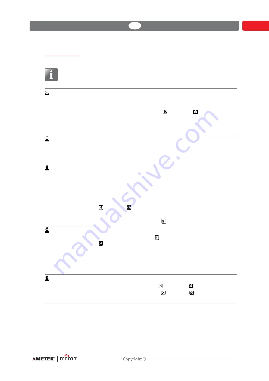 Mocon AMETEK Dansensor Lippke VC1400 User Manual Download Page 67