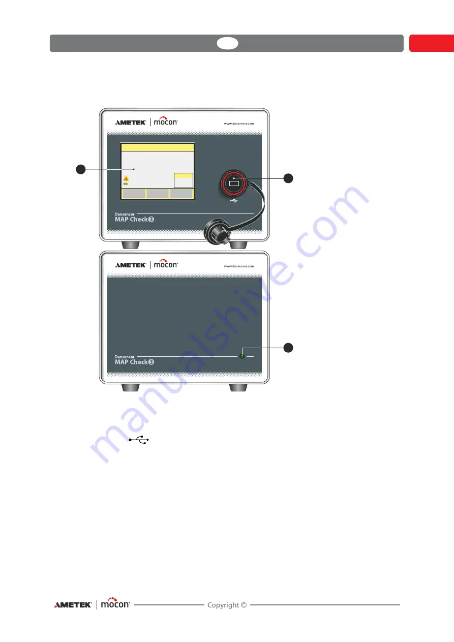 Mocon AMETEK Dansensor MAP Check 3 Vacuum User Manual Download Page 17