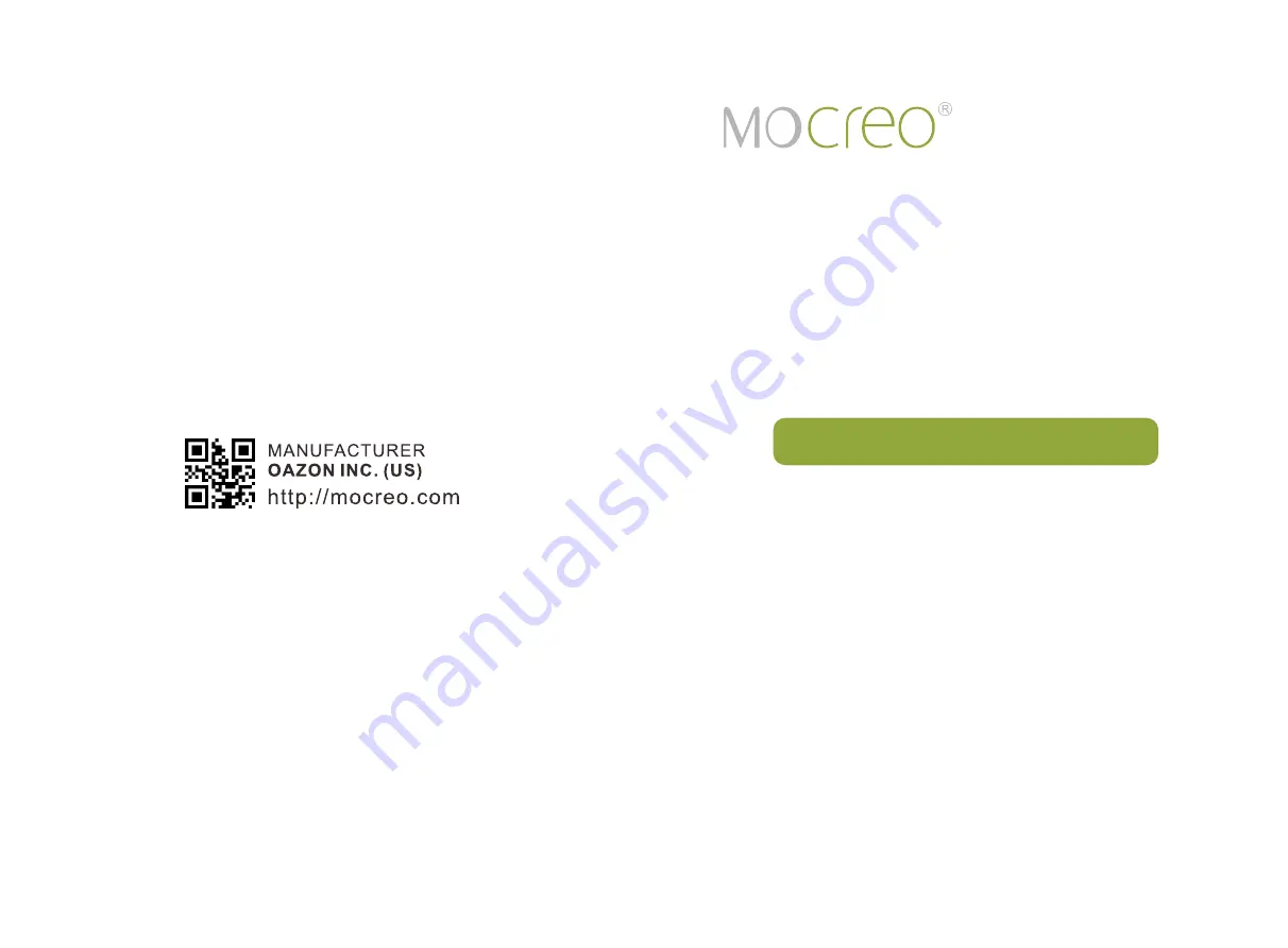 Mocreo MOSOUND BAR User Manual Download Page 1