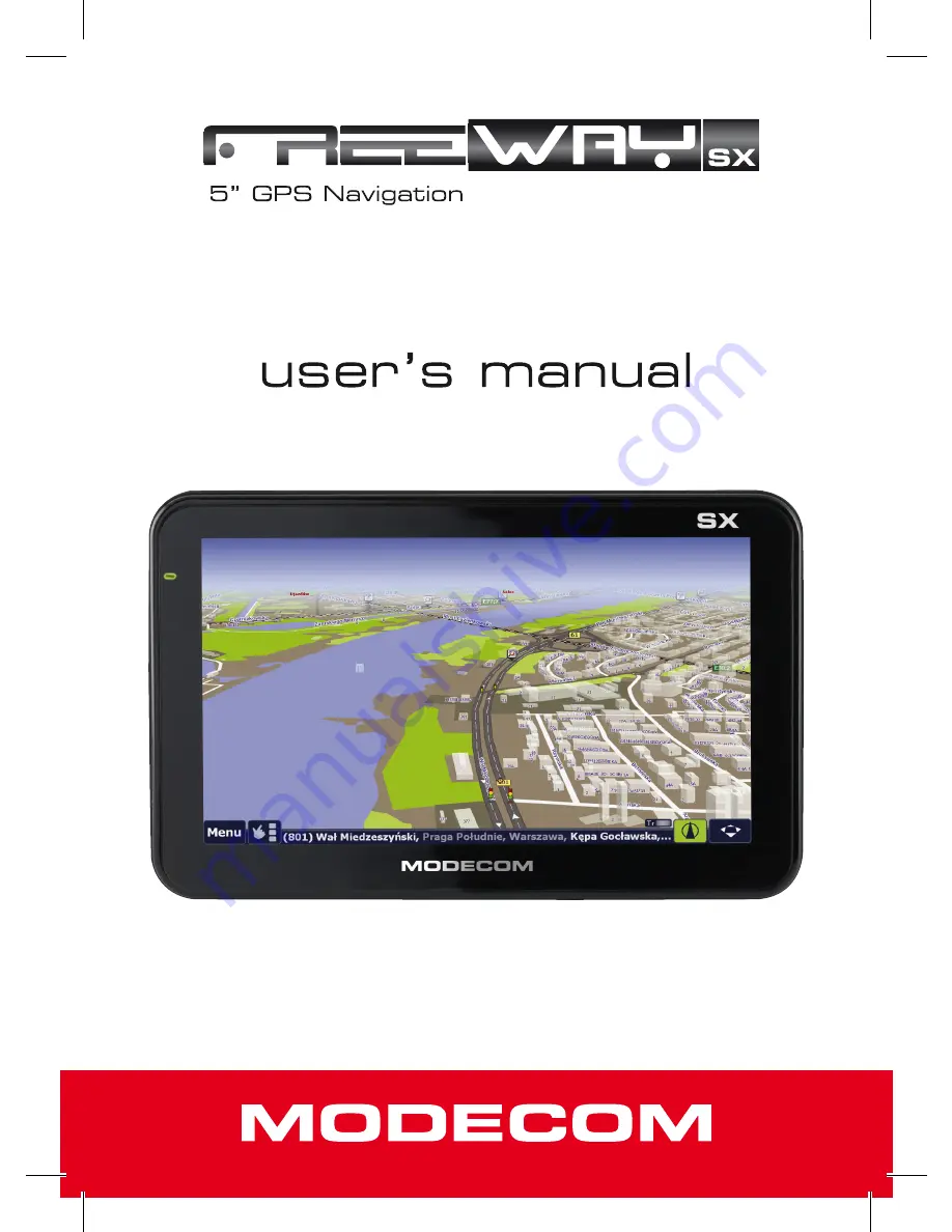 Modecom FreeWay SX User Manual Download Page 1