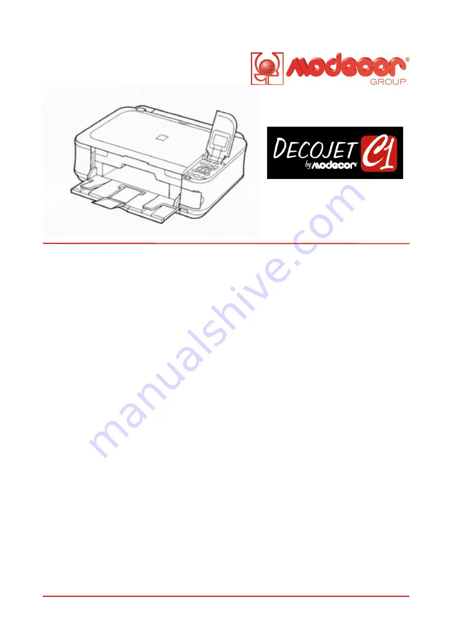 Modecor DECOJET C1 Manual Download Page 1