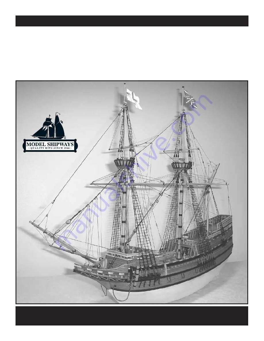 Model Shipways Mayflower 1620 Instruction Manual Download Page 1