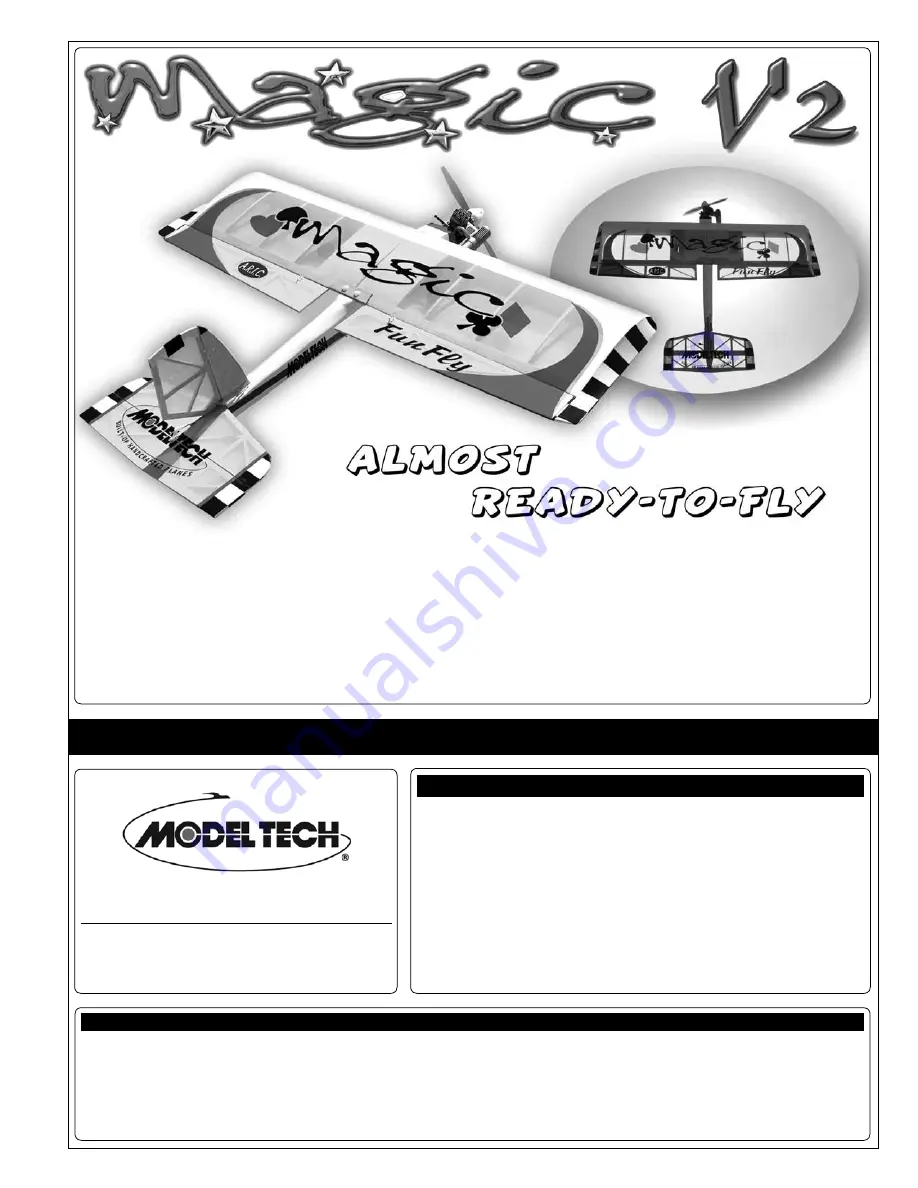 Model Tech Magic V2 Скачать руководство пользователя страница 1