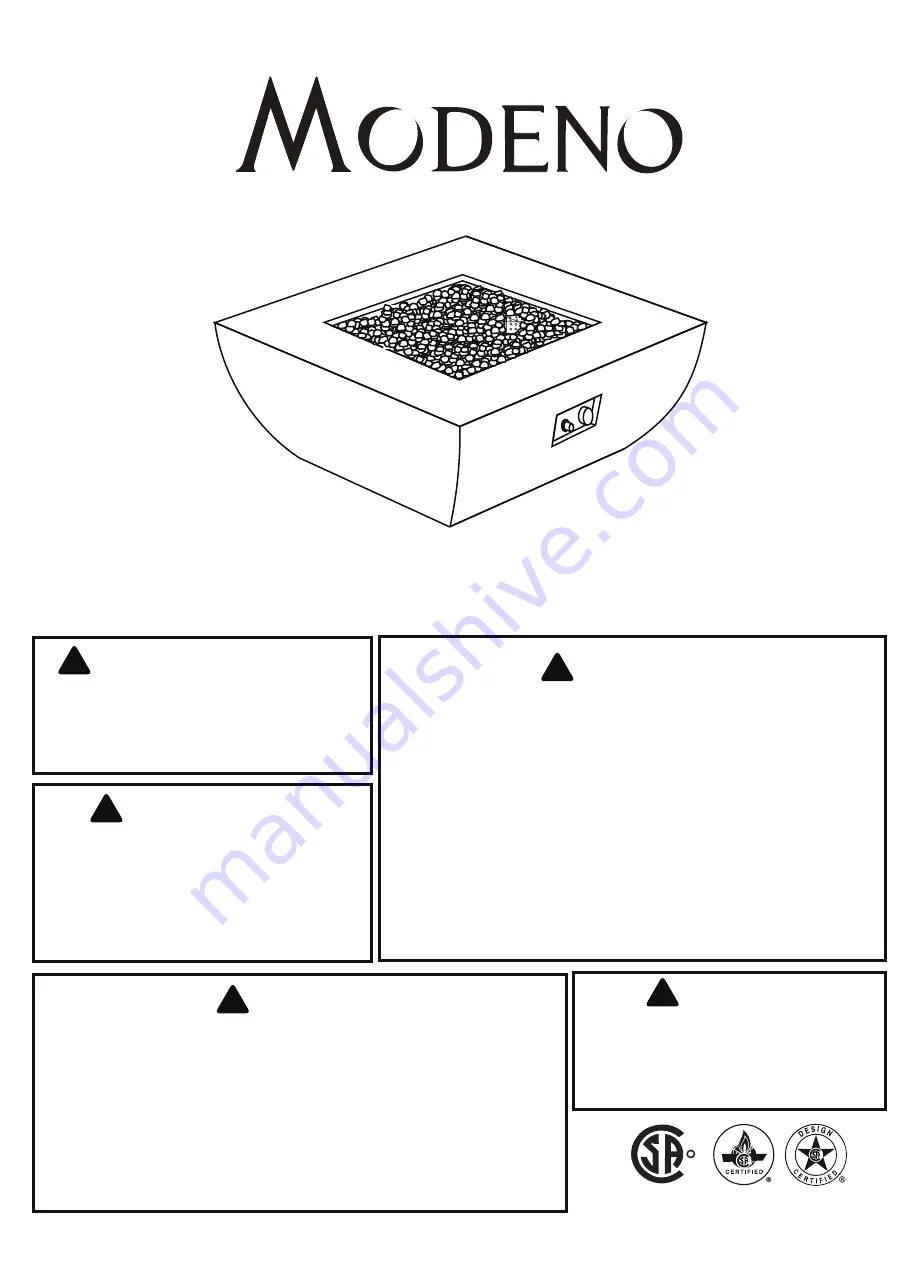 MODENO Aurora Owner'S Manual Download Page 1