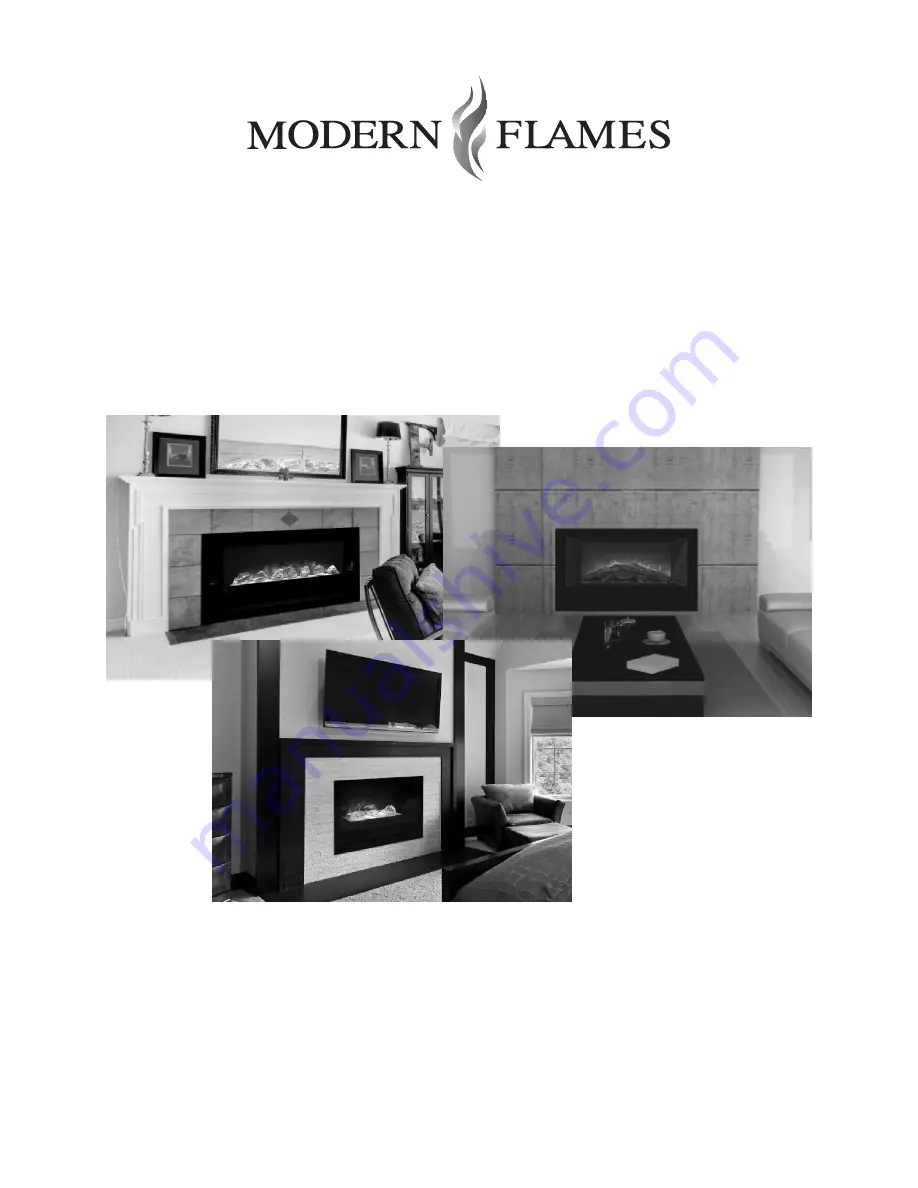 Modern Flames HF36CBI Installation & Service Instructions Manual Download Page 1