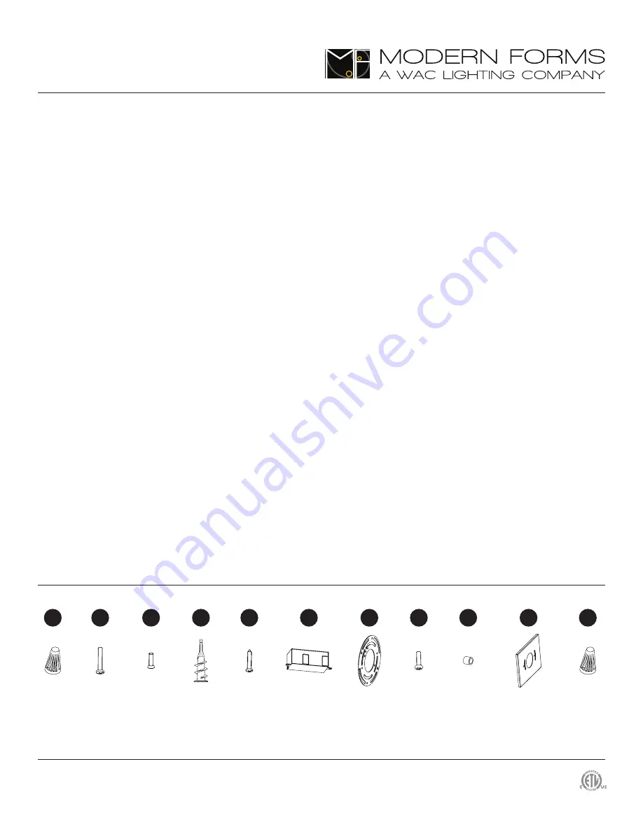 Modern Forms WS-24718 Installation Instruction Download Page 1