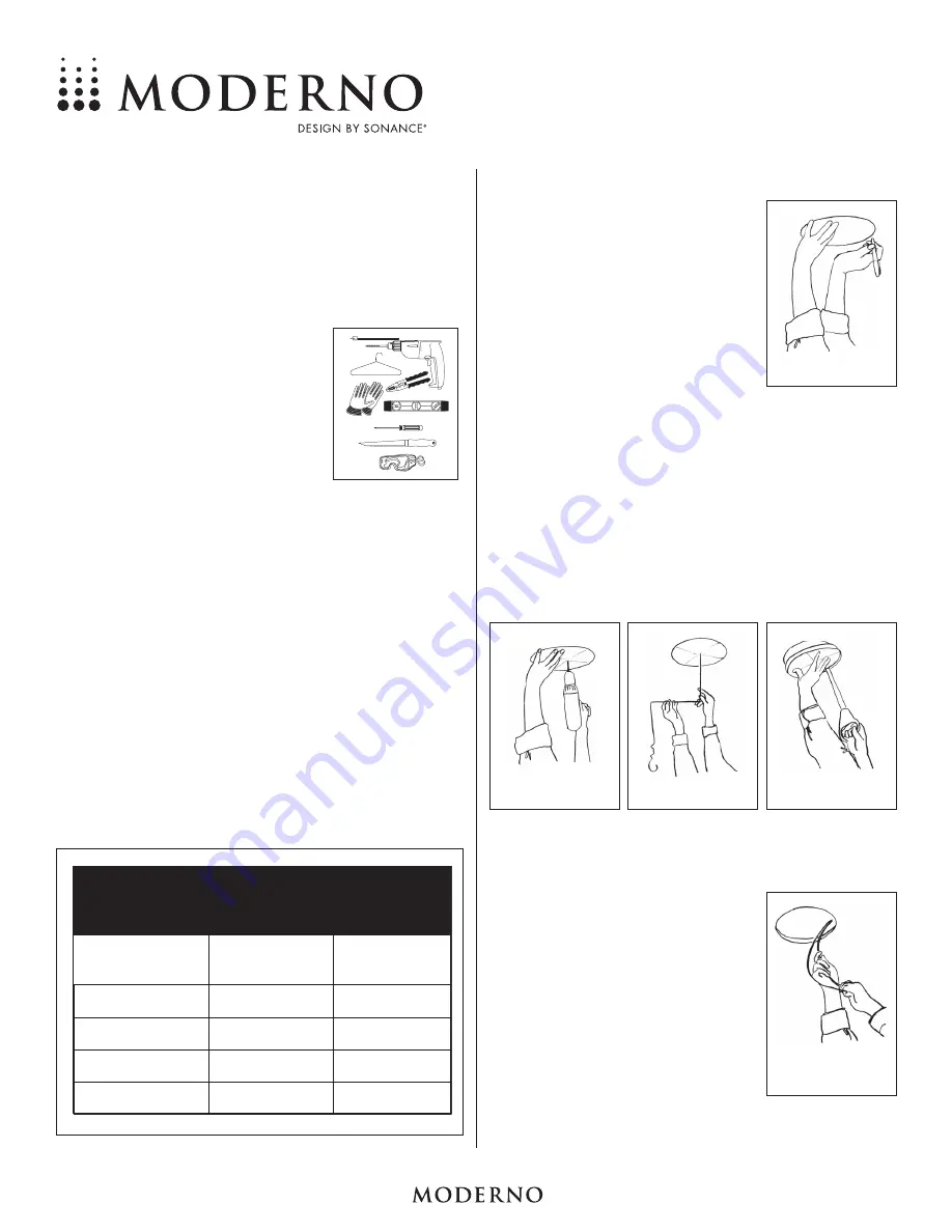 Moderno M6R SST Instruction Manual Download Page 1