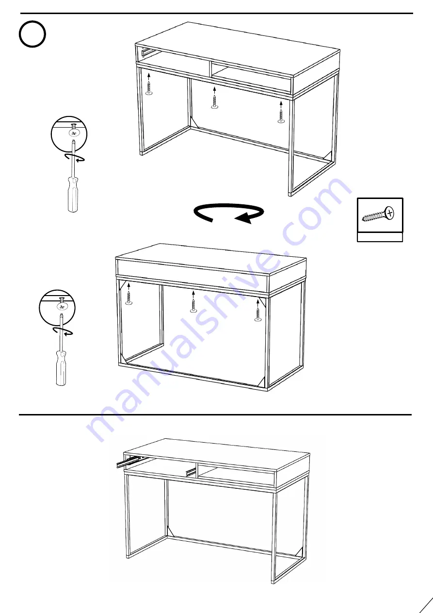 Moderno OLIER BIURKO OL-01-A Assembly Instruction Manual Download Page 11