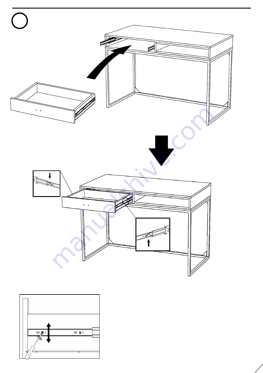 Moderno OLIER BIURKO OL-01-A Assembly Instruction Manual Download Page 12