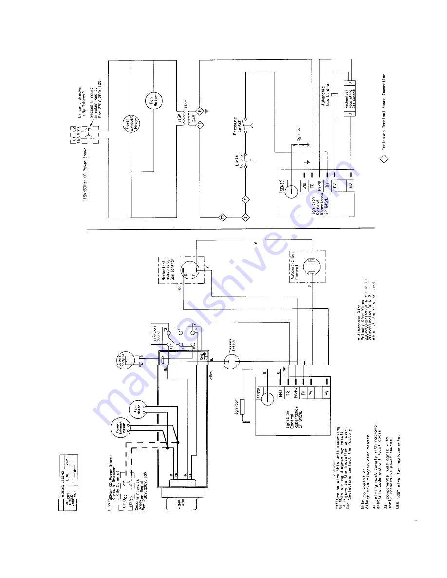 Modine Manufacturing BV 100 Wiring Diagrams Download Page 31