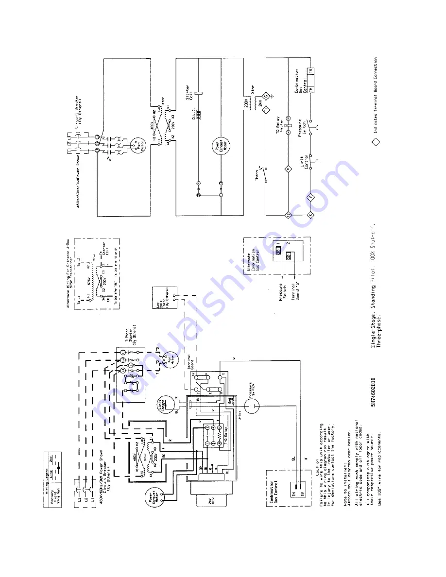 Modine Manufacturing BV 100 Wiring Diagrams Download Page 44