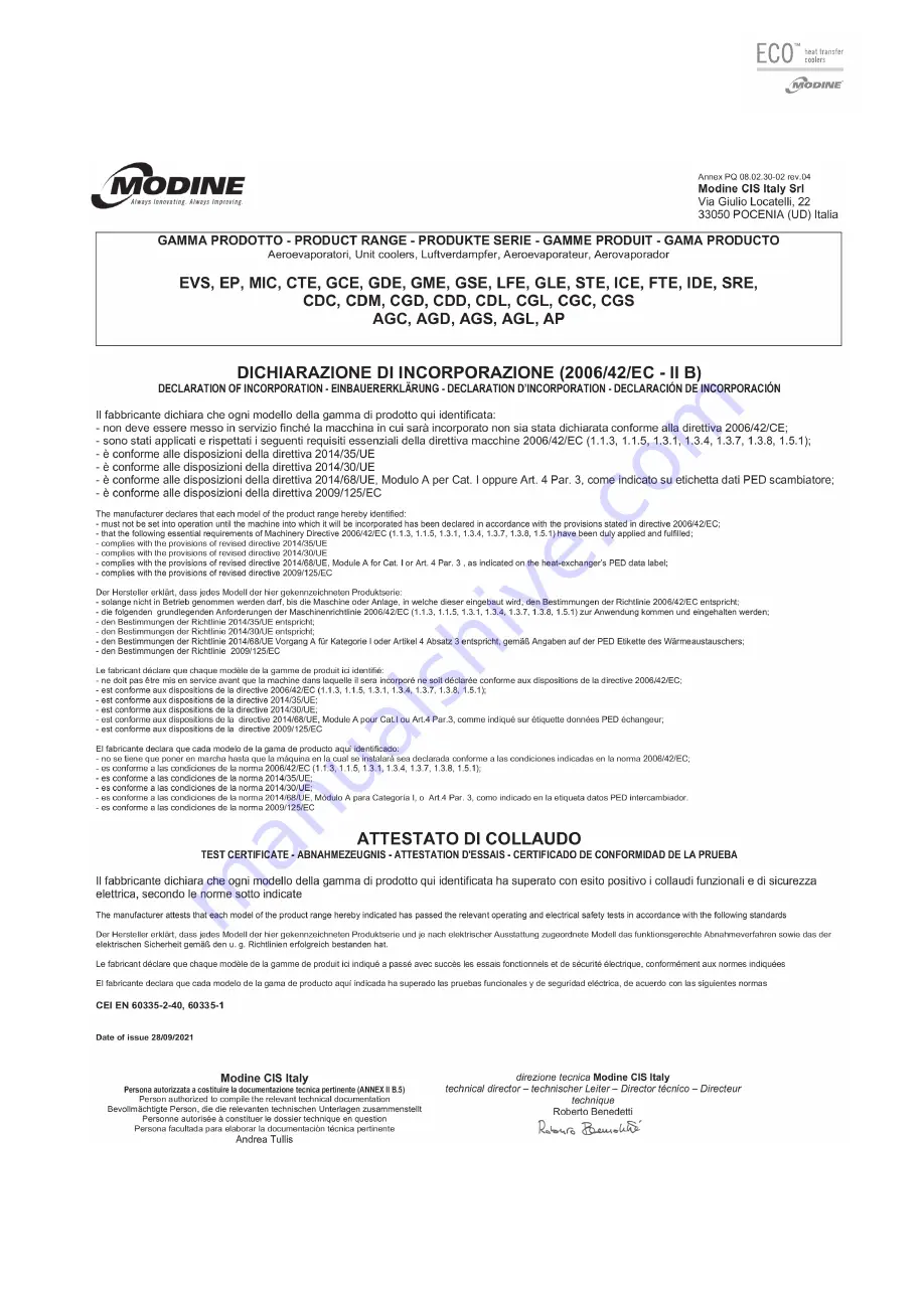 Modine Manufacturing CGS 11AH3 Technical Manual Download Page 155