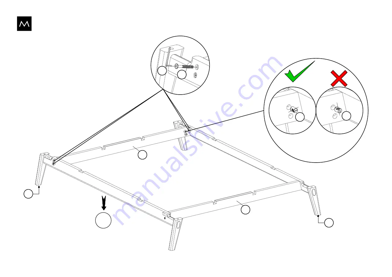 MODLOFT HARU DE-SKA-014637-Q Assembly Instruction Manual Download Page 4