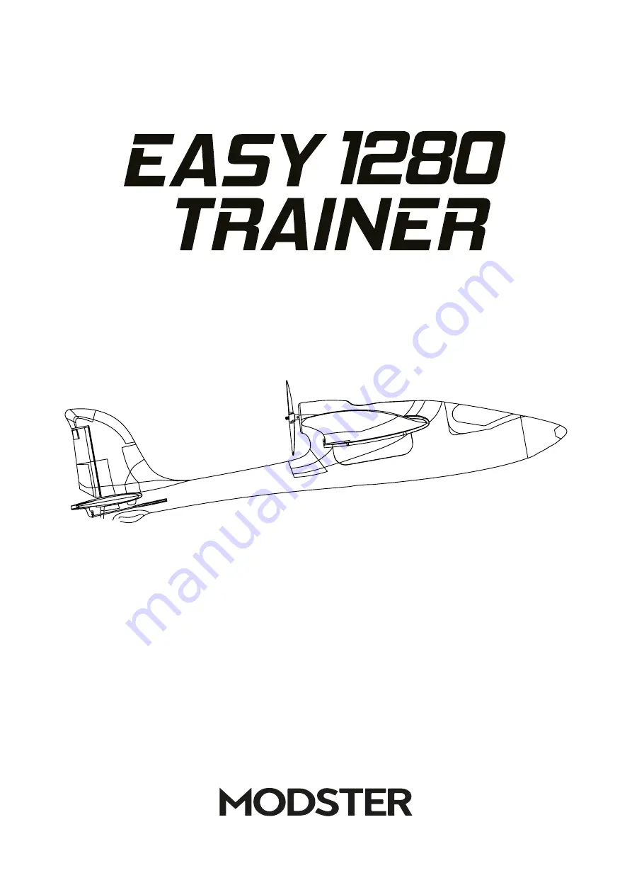 MODSTER EASY 1280 TRAINER Скачать руководство пользователя страница 1