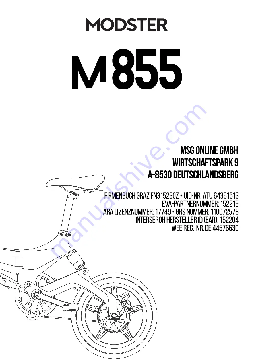 MODSTER M855 User Manual Download Page 40