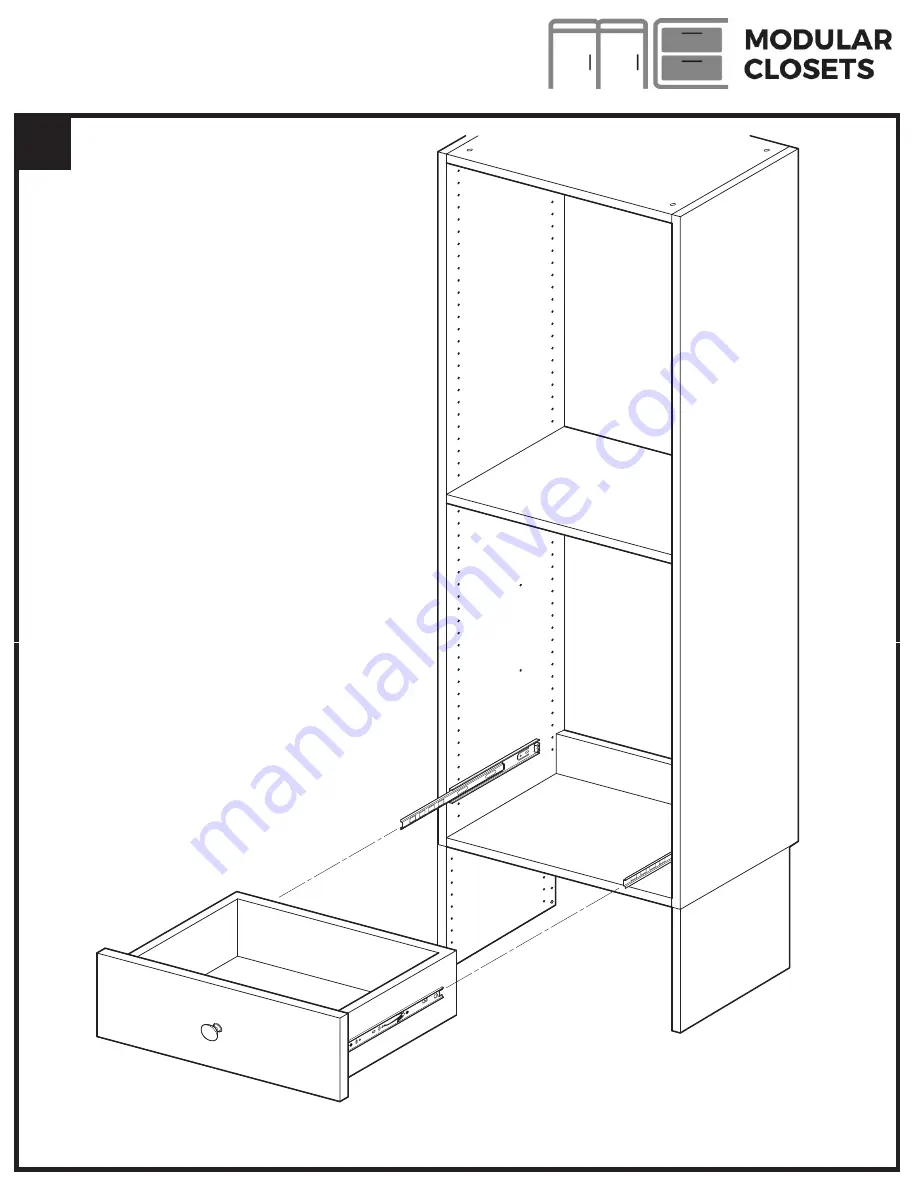 Modular Closets Vista Drawer Kit Скачать руководство пользователя страница 5