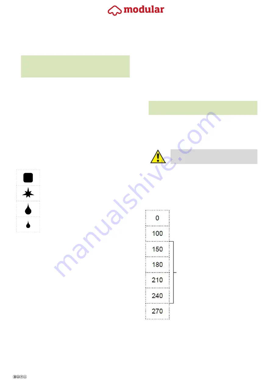 Modular 600-650 Installation, Use And Maintenance Manual Download Page 58