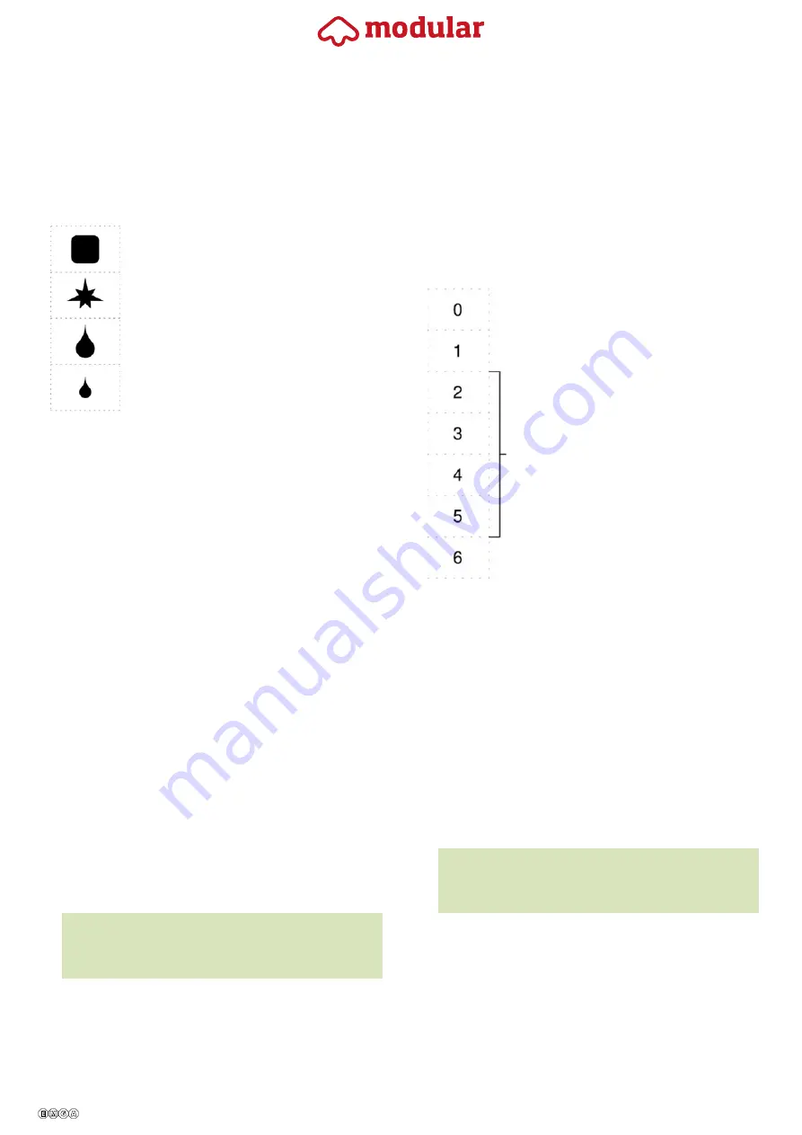 Modular 600-650 Installation, Use And Maintenance Manual Download Page 60