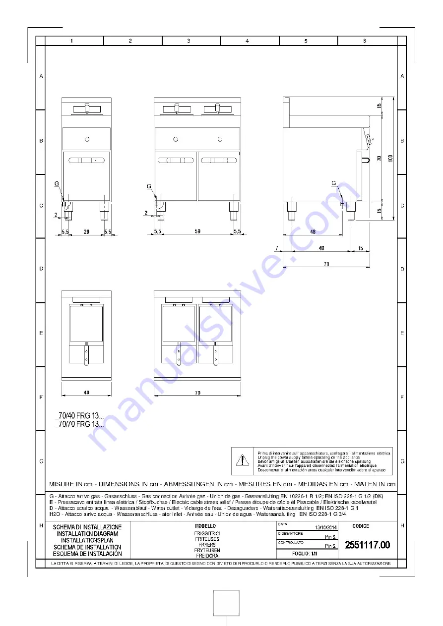 Modular FU 110/40 FRGS13 PW Installation - Use - Maintenance Download Page 116