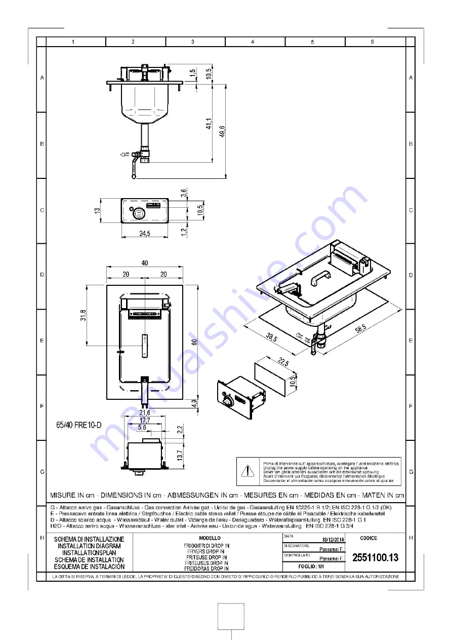 Modular FU 110/40 FRGS13 PW Installation - Use - Maintenance Download Page 124