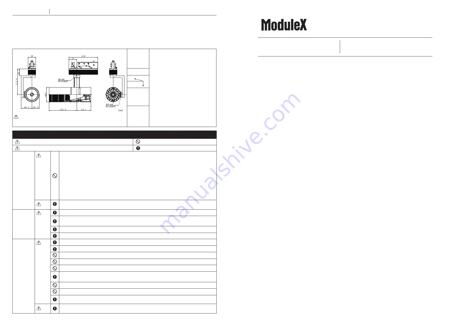 Modulex MMP-080S/5H Installation Manual Download Page 1