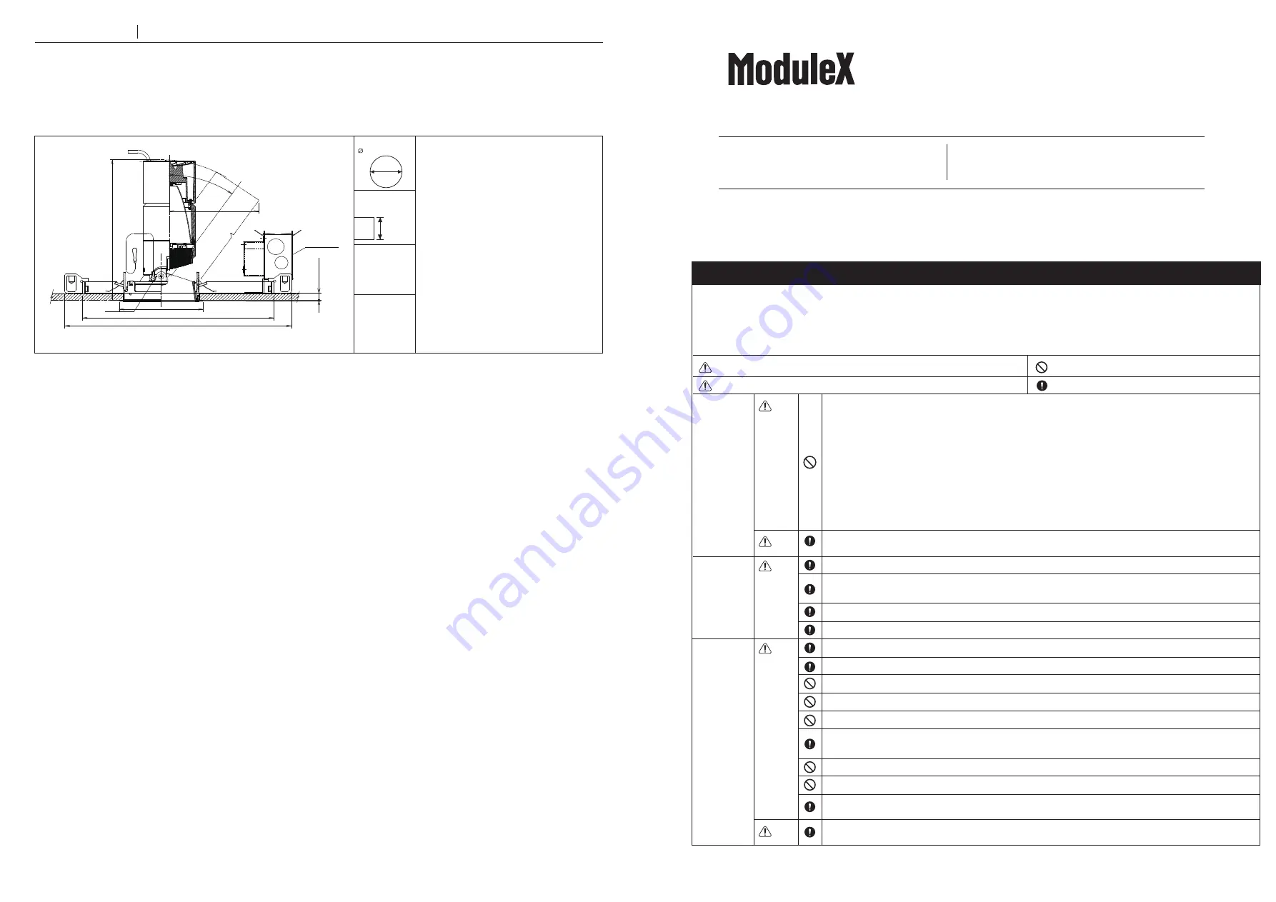 Modulex MMP-130A/40BZ1/2 Installation Manual Download Page 1