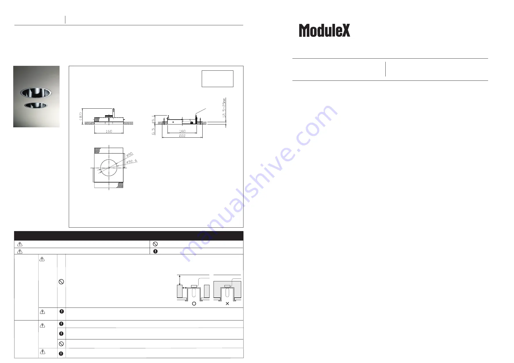 Modulex MMT-101/TLF/01 Installation Manual Download Page 1