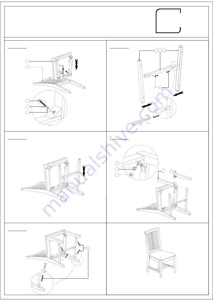 Modus Furniture AUTUMN 8FJ866 Assembly Instructions Download Page 2