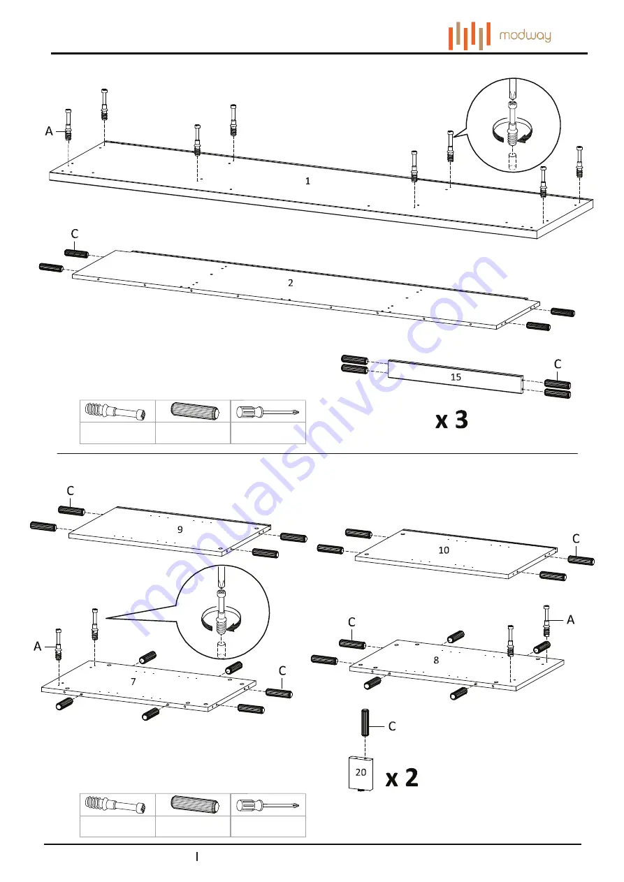 modway Cheshire EEI-3489 Manual Download Page 3