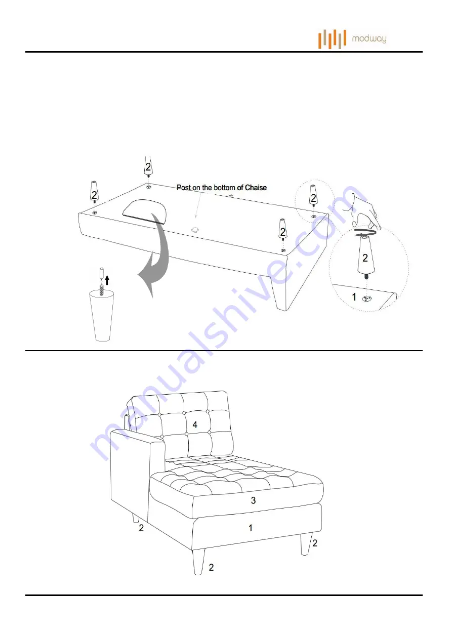 modway EEI-2596 Скачать руководство пользователя страница 2