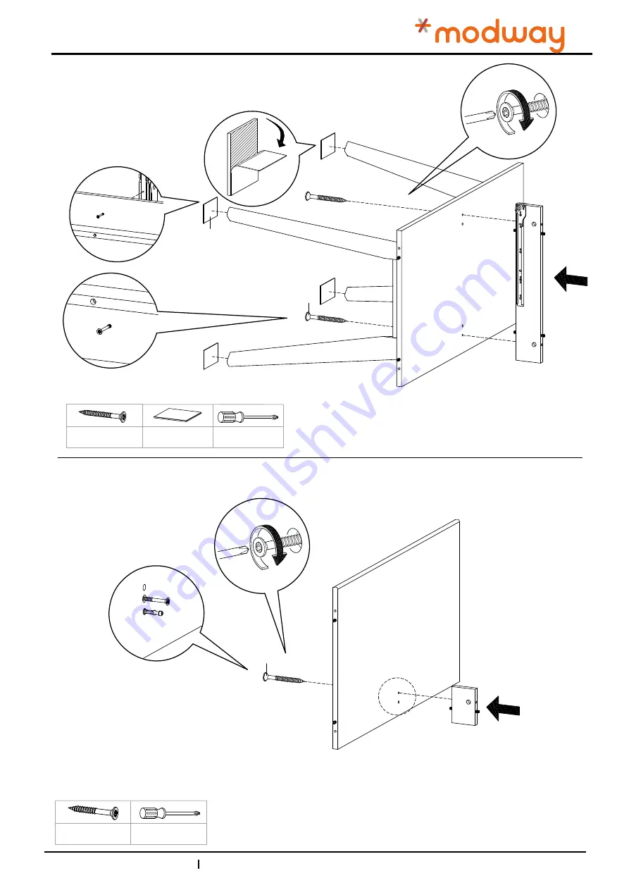 modway EEI-3342 Assembly Instructions Manual Download Page 8