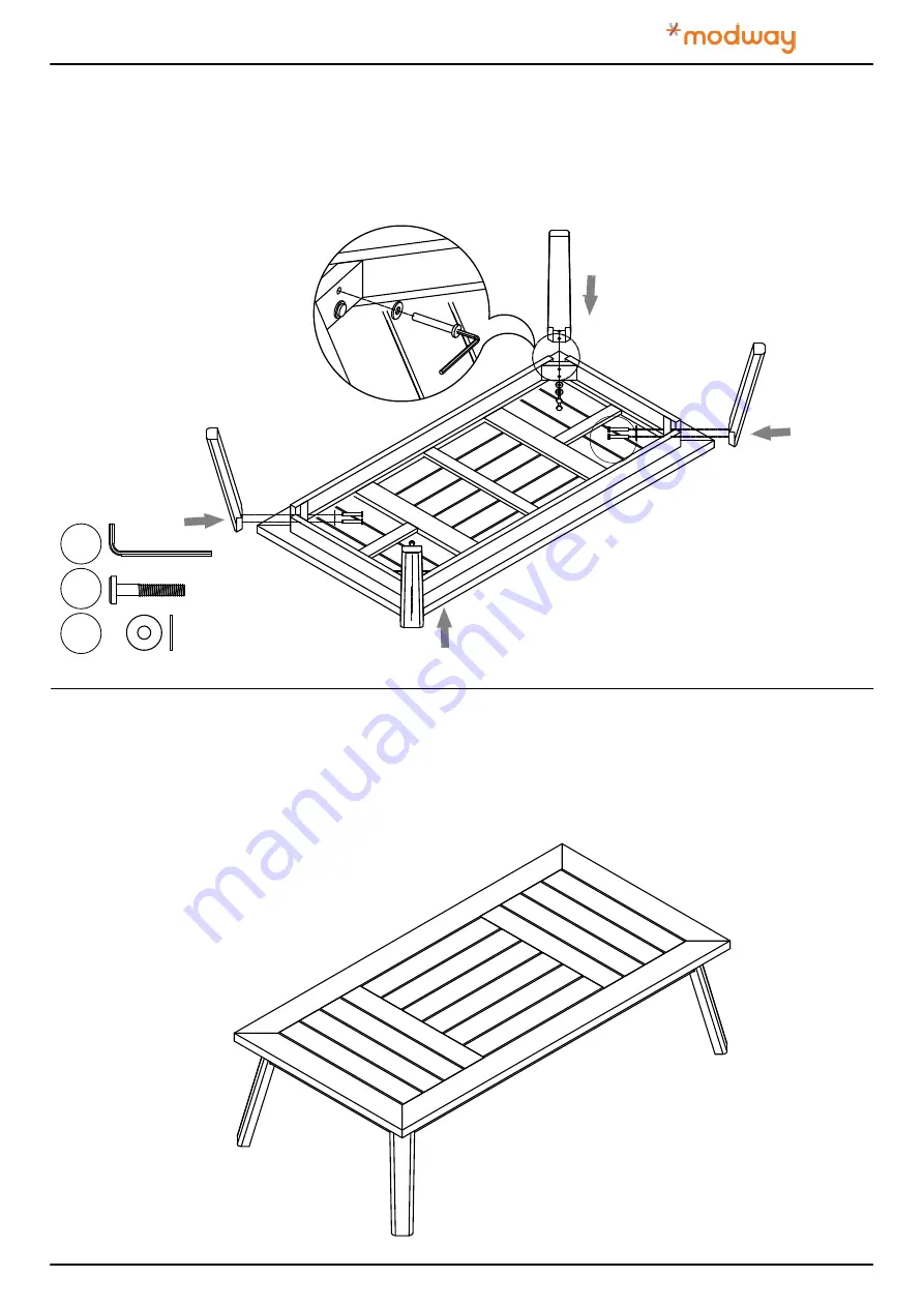 modway EEI-3682-NAT Скачать руководство пользователя страница 2