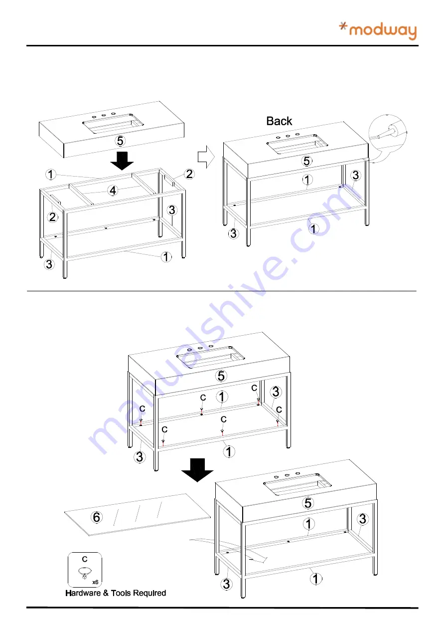 modway EEI-3936 Скачать руководство пользователя страница 3