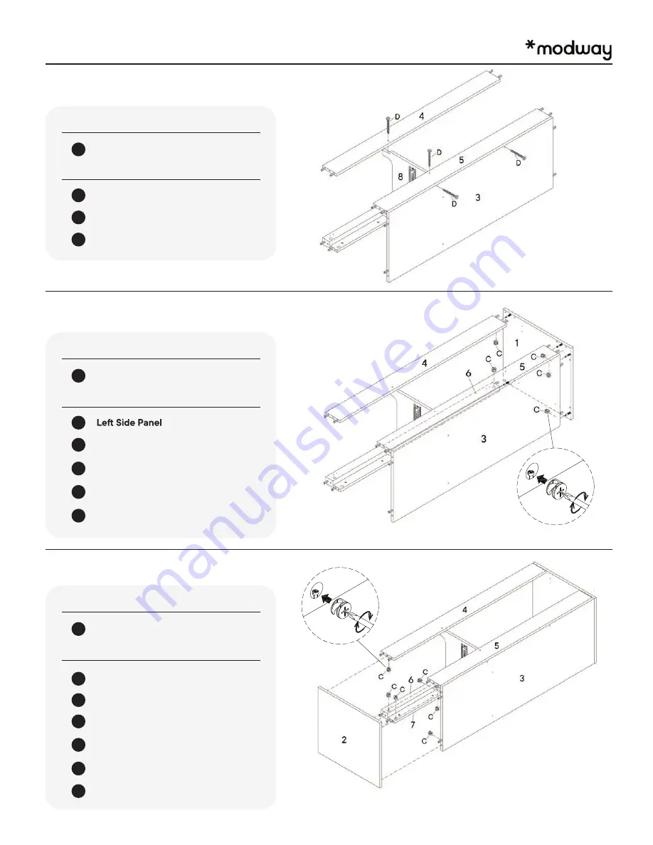 modway EEI-4894 Assembly Instructions Manual Download Page 6