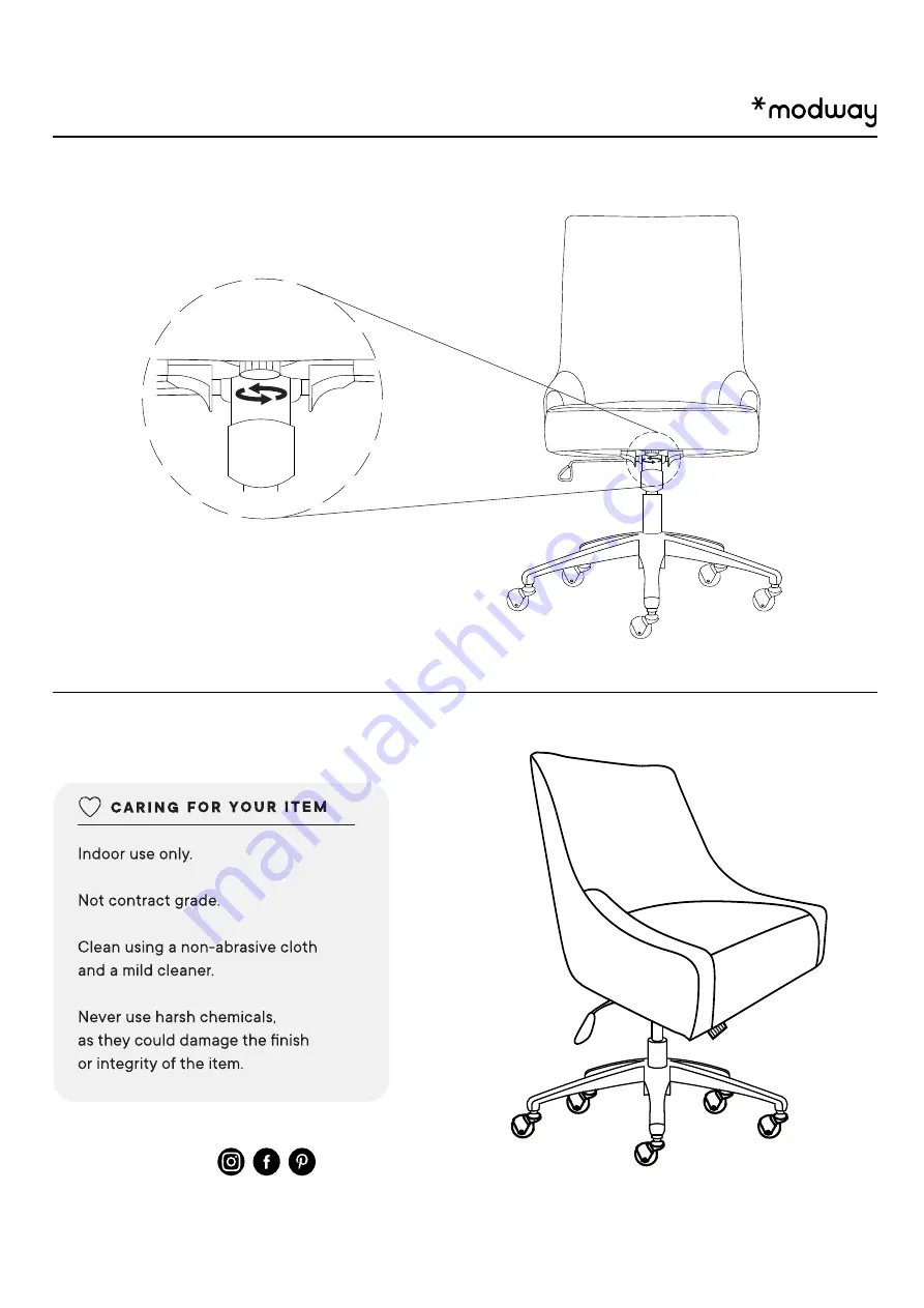 modway EEI-5079 Assembly Instructions Download Page 5