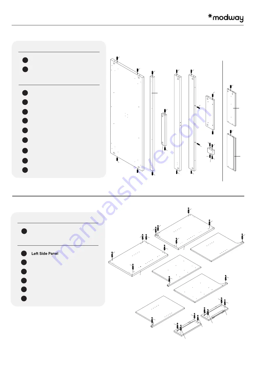 modway EEI-5552-CHE-WHI Assembly Instructions Manual Download Page 3