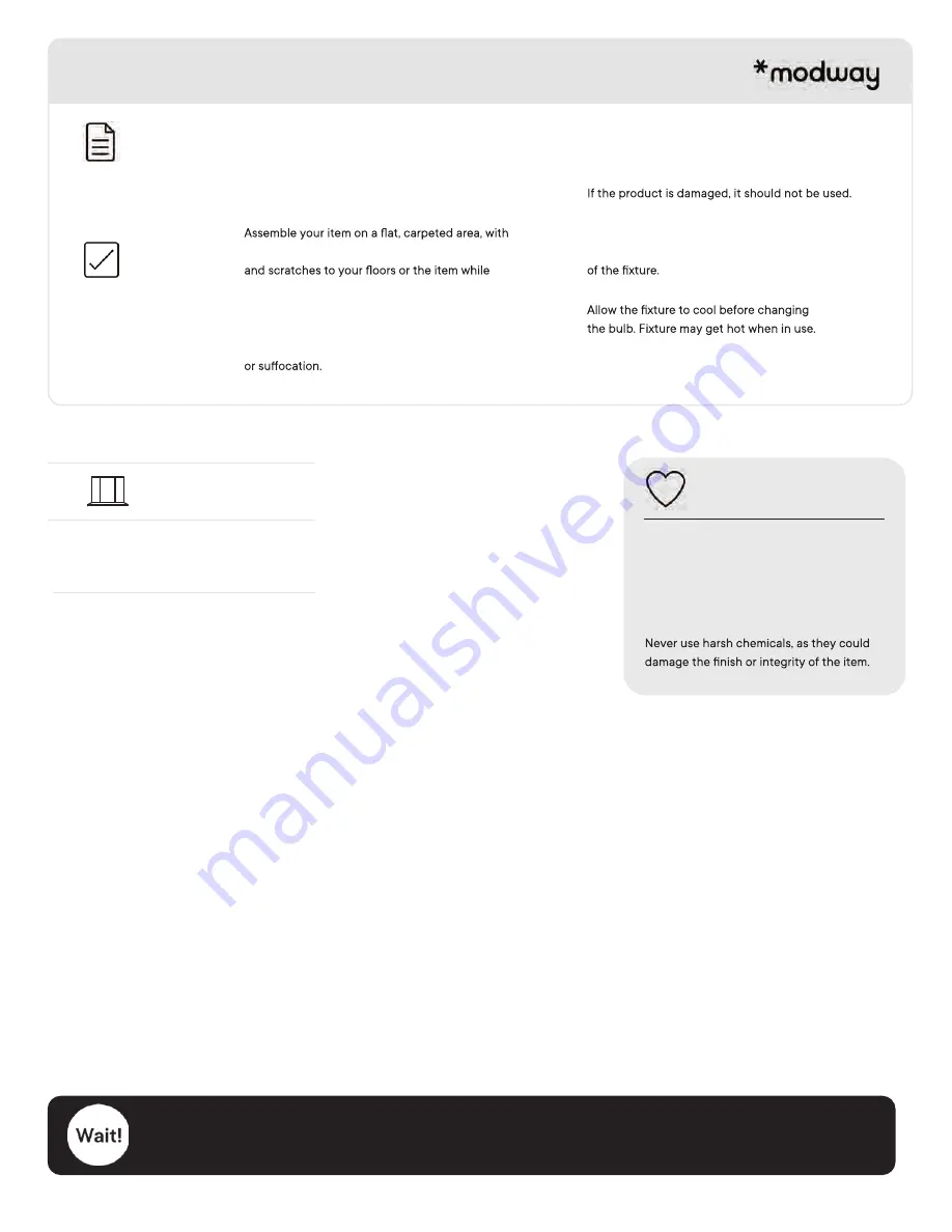 modway EEI-5622 Assembly Instructions Download Page 2