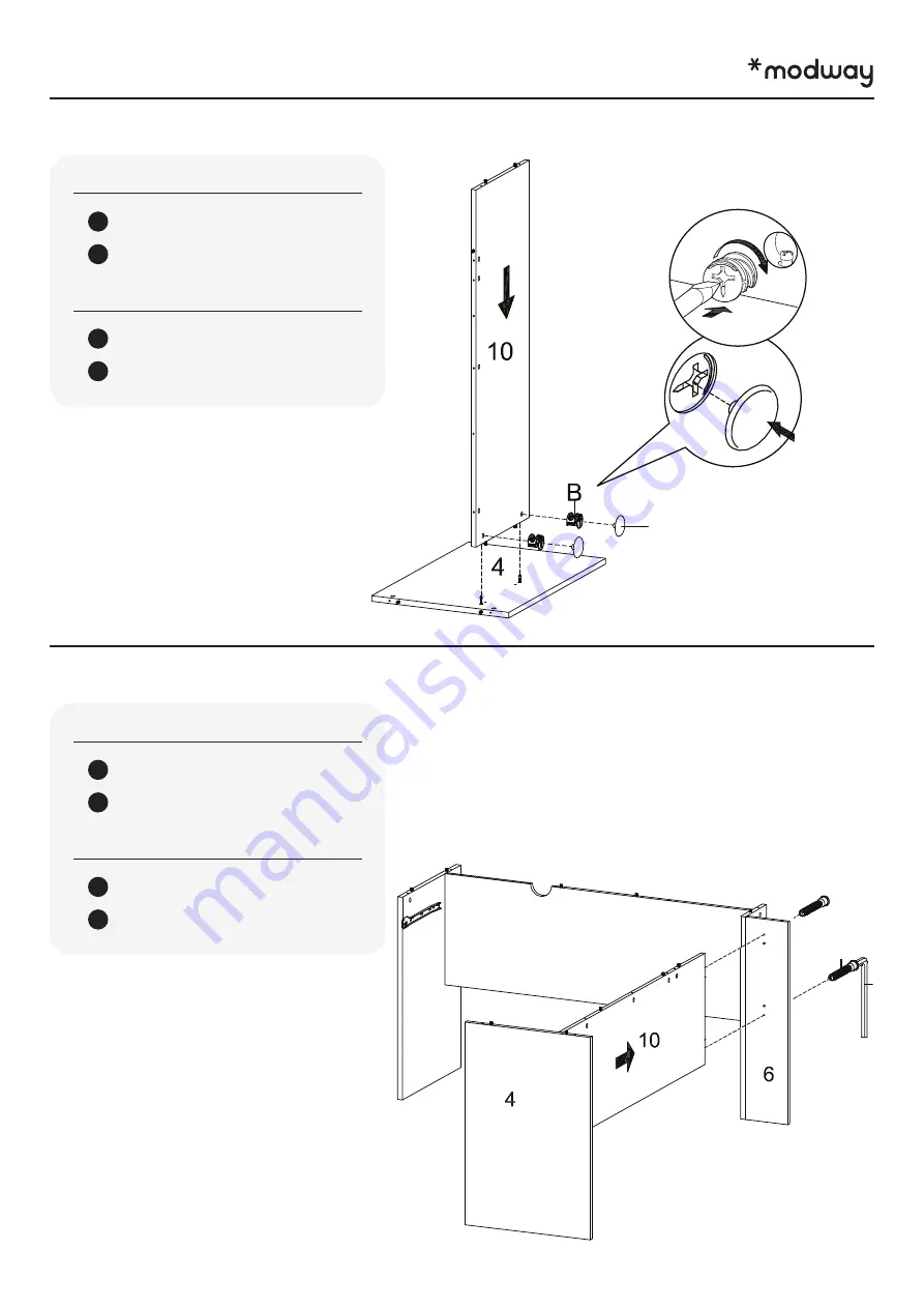 modway EEI-5703 Assembly Instructions Manual Download Page 6