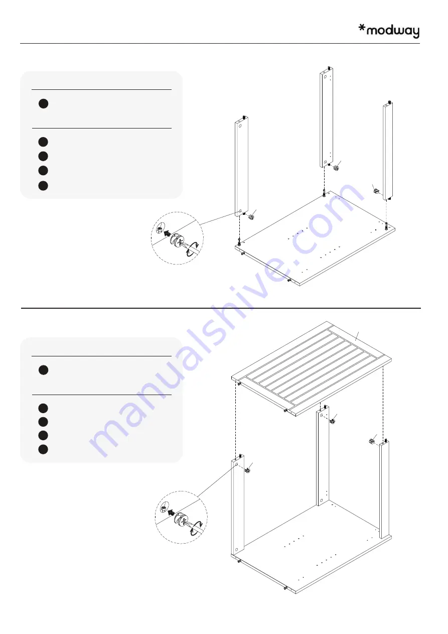 modway EEI-5877 Assembly Instructions Manual Download Page 4