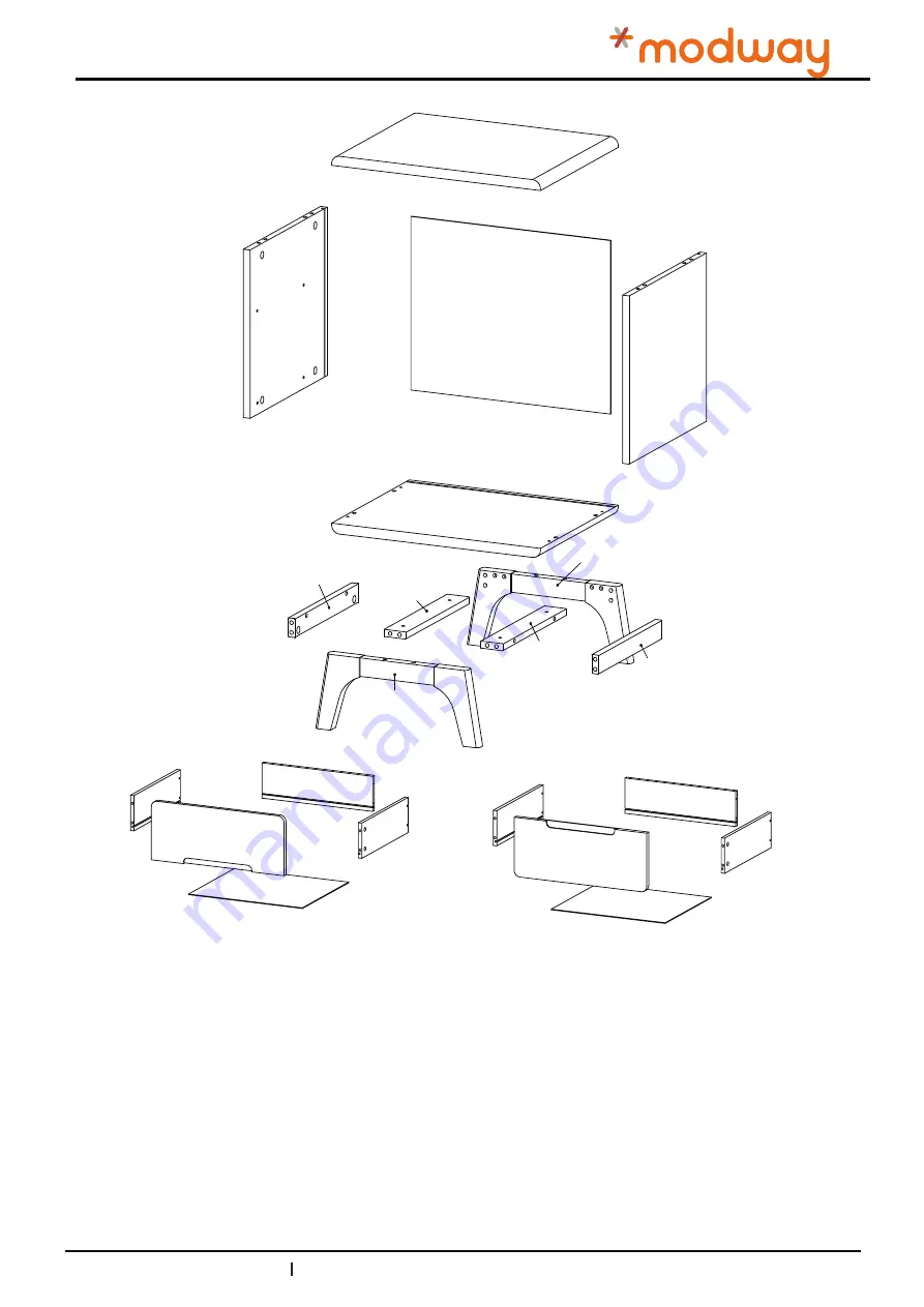 modway Hiro CH2 MOD-6073 Assembly Instructions Manual Download Page 2