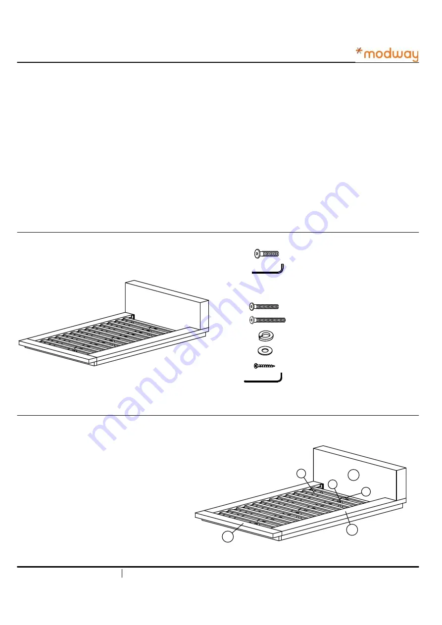 modway MOD-5492 Quick Start Manual Download Page 1