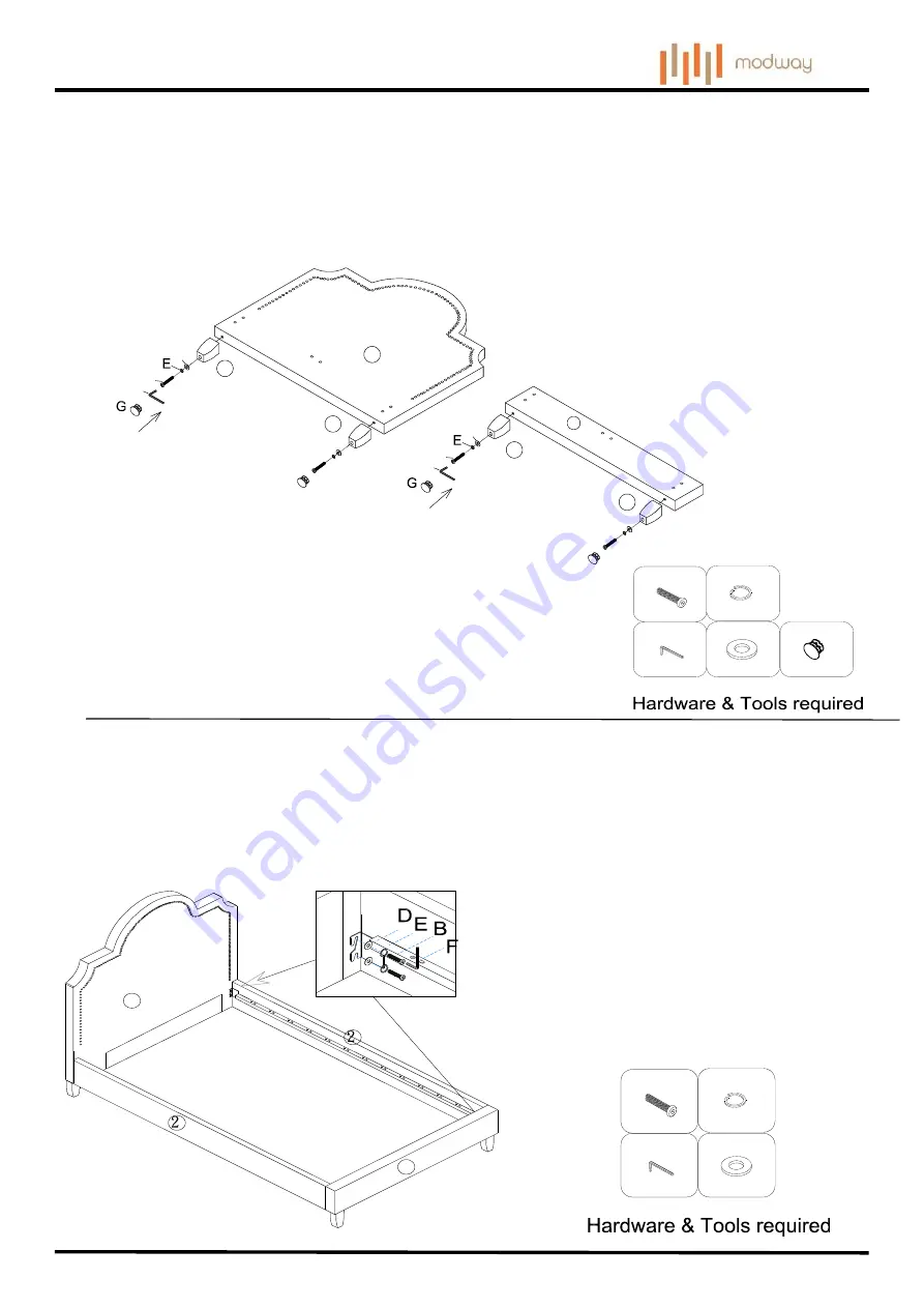 modway MOD-5808 Скачать руководство пользователя страница 2