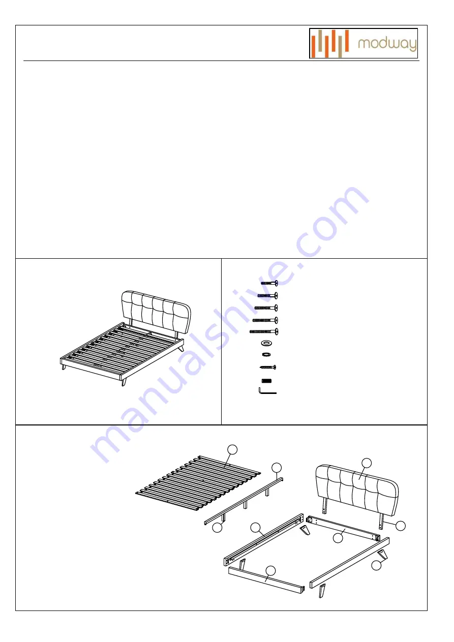 modway MOD-6004 Quick Start Manual Download Page 1