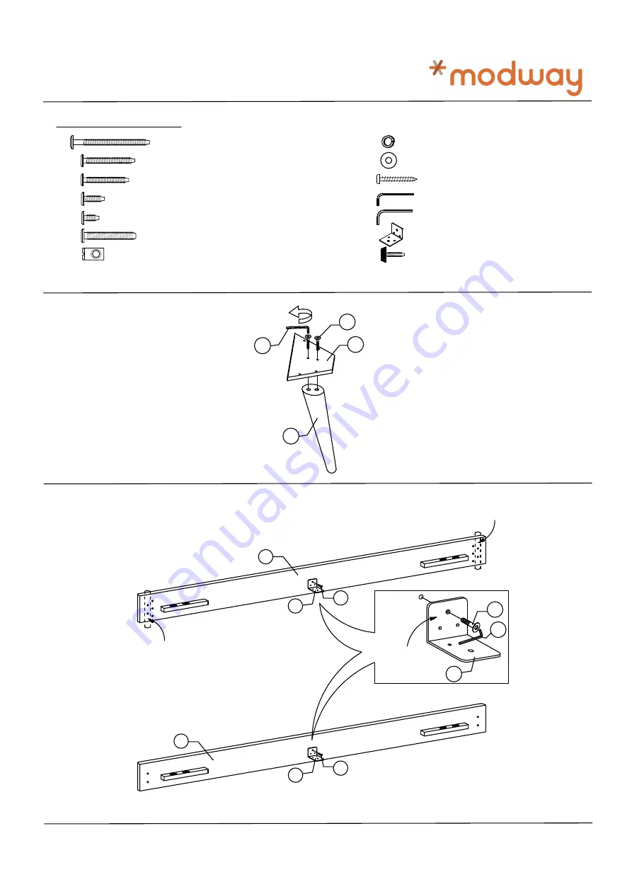 modway MOD-6230 Quick Start Manual Download Page 2